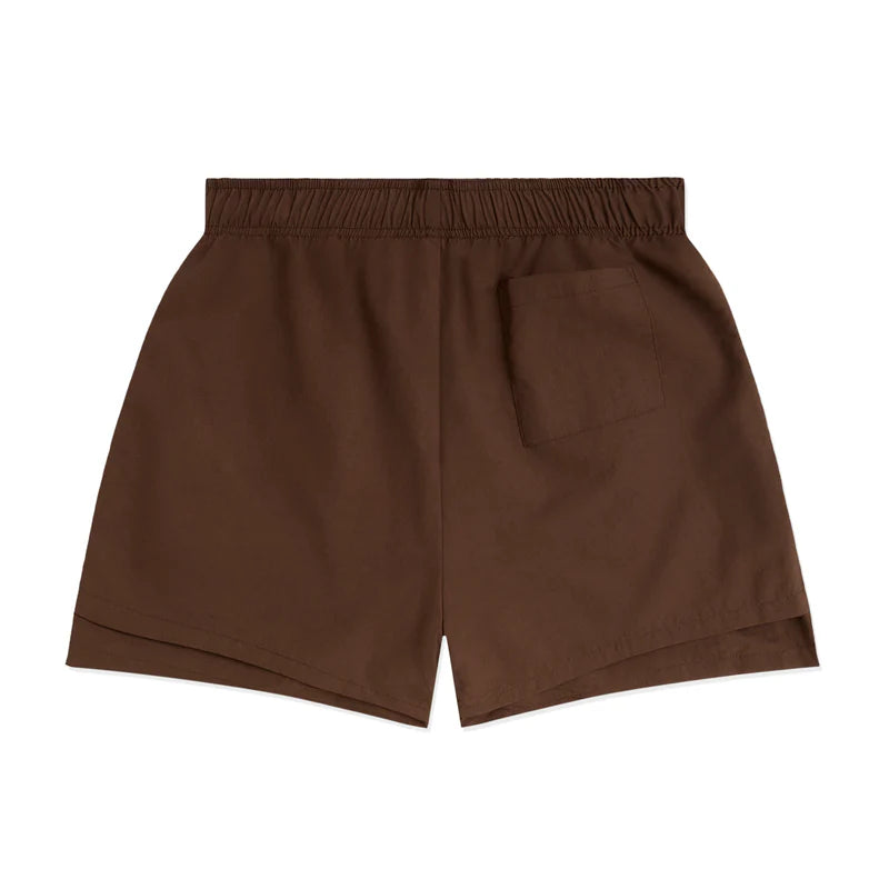SP5DER OG WEB DOUBLE LAYER  BROWN SHORT