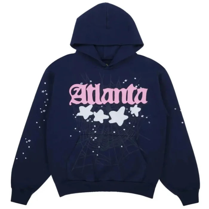 Sp5der Atlanta– Navy Blue Tracksuit