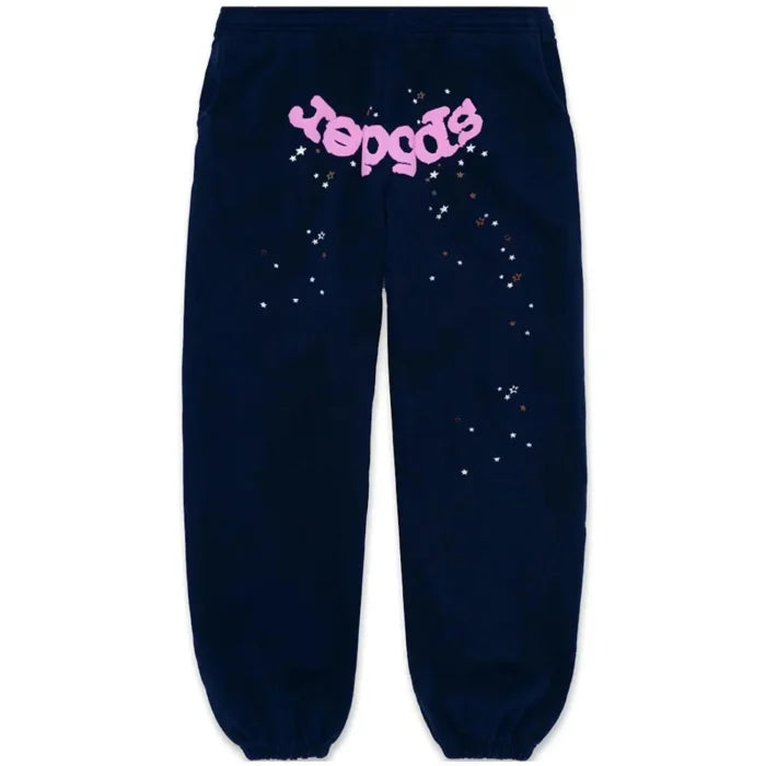 Sp5der Atlanta– Navy Blue Tracksuit