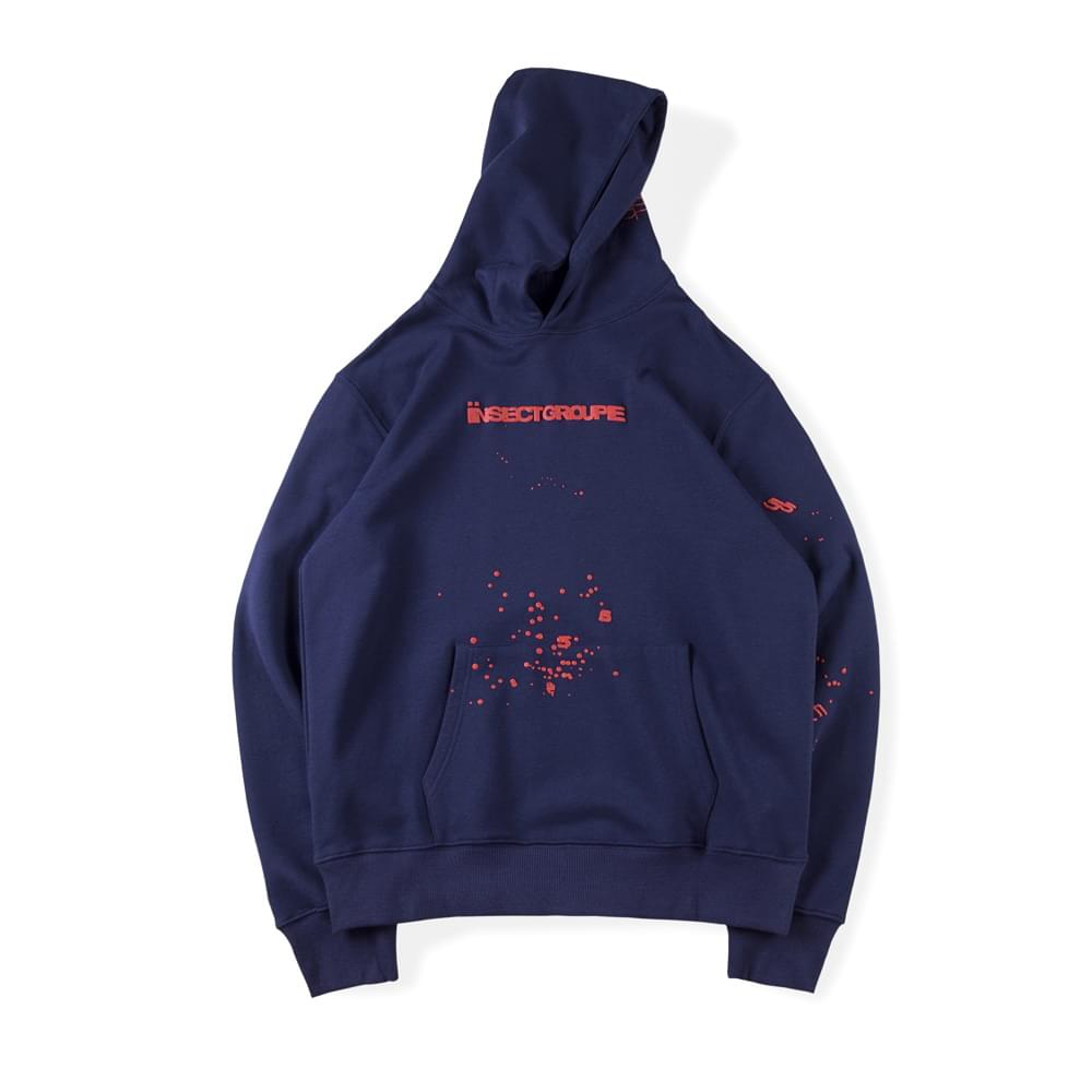 Sp5der Insectgroupie Blue Hoodie