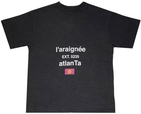 Sp5der Wide Black-T-shirt