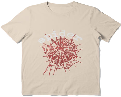 Sp5der Essential – Beige T-Shirt